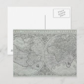 Weltkarte 10 postkarte (Vorne/Hinten)