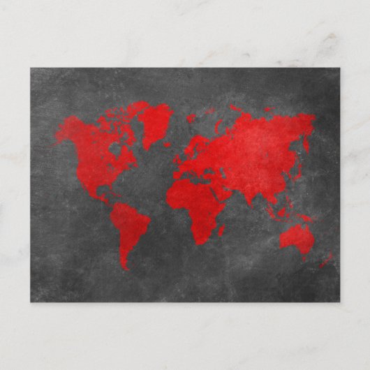 Weltkarte 11 postkarte (Vorderseite)