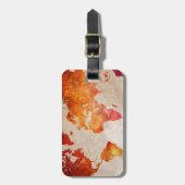 Weltkarte 13 gepäckanhänger (Vorderseite vertikal)