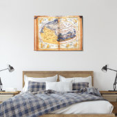Weltkarte, 1486 leinwanddruck (Insitu (Schlafzimmer))