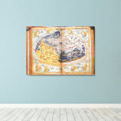 Weltkarte, 1486 leinwanddruck (Insitu (Holzboden))