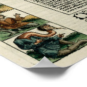 Weltkarte 1493 poster (Ecke)