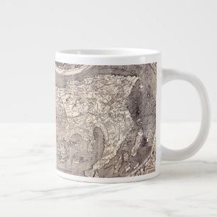 Weltkarte  1507 Jumbo-Tasse