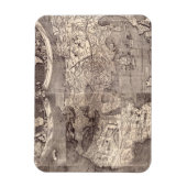 Weltkarte | 1507 magnet (Vertikal)