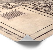 Weltkarte | 1507 poster (Ecke)