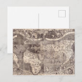 Weltkarte | 1507 postkarte (Vorne/Hinten)
