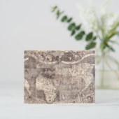 Weltkarte | 1507 postkarte (Stehend Vorderseite)