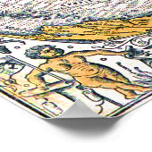 Weltkarte 1531 poster (Ecke)