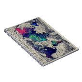 Weltkarte 15 notizblock (Rechte Seite)