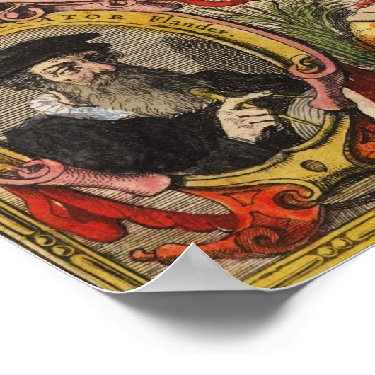 Weltkarte 1630 poster (Ecke)