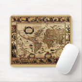 Weltkarte 1635 mousepad (Mit Mouse)