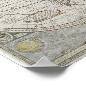 Weltkarte | 1676 poster (Ecke)