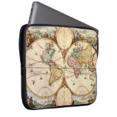 Weltkarte 1680 laptopschutzhülle (Vorne Rechts)
