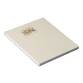 Weltkarte 1700er antike Kontinente Notizblock (angewinkelt)