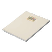 Weltkarte 1700er antike Kontinente Notizblock (Rotiert)