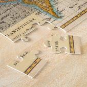 Weltkarte 1700er antike Kontinente Puzzle (Seite)