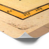 Weltkarte 1700er Jahre Antike Poster (Ecke)