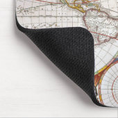 WELTKARTE, 17. Jahrhundert Mousepad (Ecke)