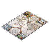 WELTKARTE, 17. Jahrhundert Notizblock (Linke Seite)