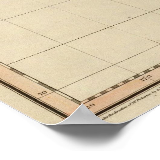 Weltkarte (1812) poster (Ecke)