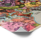 Weltkarte 1900 poster (Ecke)