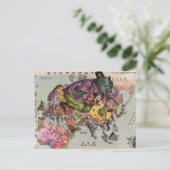 Weltkarte 1900 postkarte (Stehend Vorderseite)