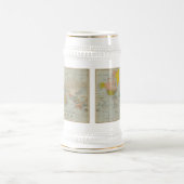 Weltkarte 1910 bierglas (Mittel)