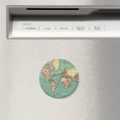 Weltkarte 1919 magnet (In Situ (Geschirrspüler))