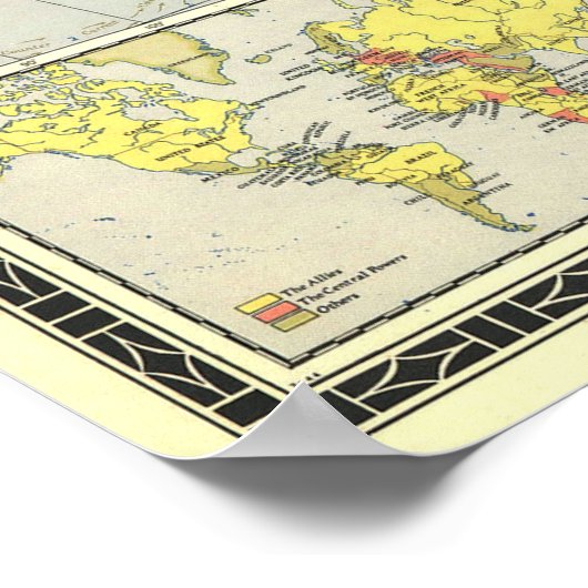 Weltkarte 1943 poster (Ecke)