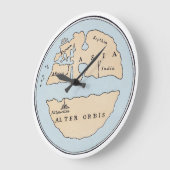 WELTKARTE, 1. Jahrhundert Große Wanduhr (Winkel)