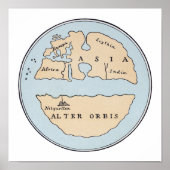 WELTKARTE, 1. JAHRHUNDERT POSTER (Vorne)