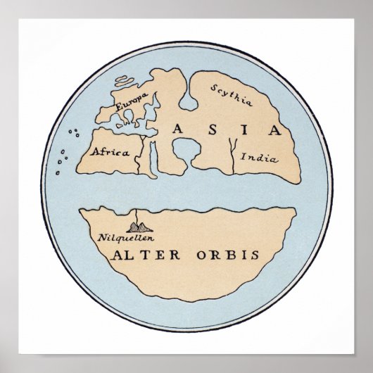 WELTKARTE, 1. JAHRHUNDERT POSTER (Vorne)