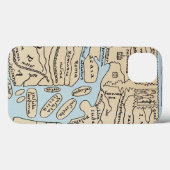 WELTKARTE 2. JAHRHUNDERT Case-Mate iPhone HÜLLE (Rückseite (Horizontal))