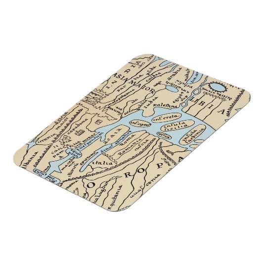 WELTKARTE 2. JAHRHUNDERT MAGNET (Linke Seite)