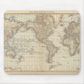 Weltkarte 2 mousepad (Vorne)