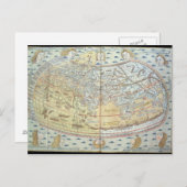 Weltkarte 2 postkarte (Vorne/Hinten)