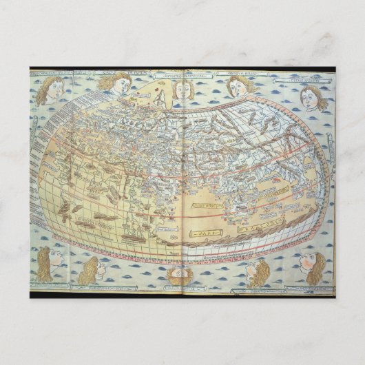 Weltkarte 2 postkarte (Vorderseite)