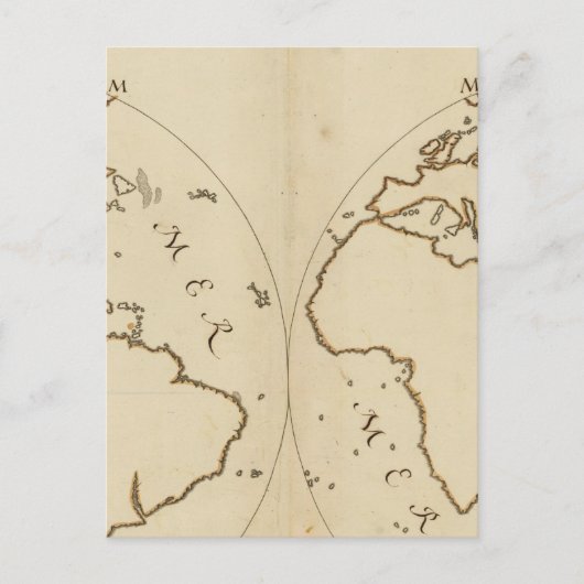 Weltkarte 2 postkarte (Vorderseite)