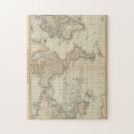 Weltkarte 2 puzzle (Vertikal)