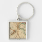 Weltkarte 3 schlüsselanhänger (Vorne)