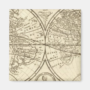 Weltkarte 4 magnet