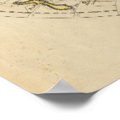 Weltkarte 4 poster (Ecke)