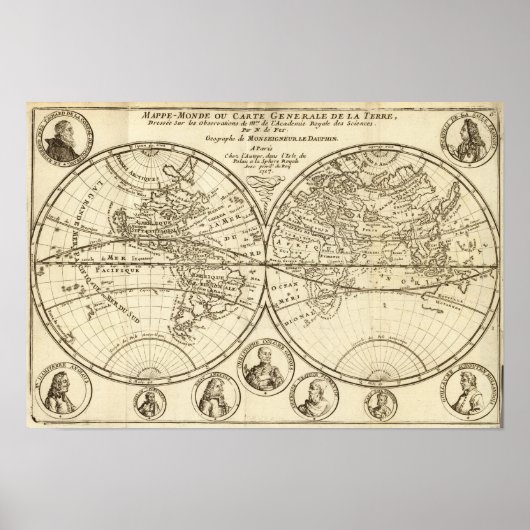 Weltkarte 4 poster (Vorne)