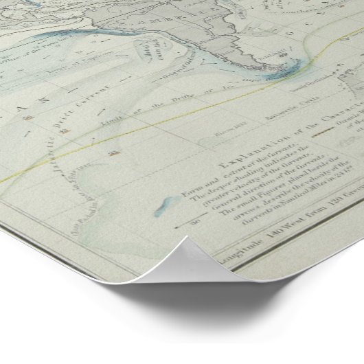 Weltkarte 4 poster (Ecke)