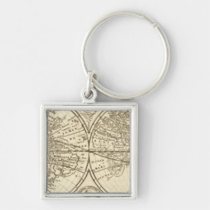 Weltkarte 4 schlüsselanhänger