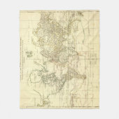 Weltkarte 5 fleecedecke (Vorderseite)