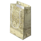 Weltkarte 5 kleine geschenktüte (Vorderseite Schrägansicht)