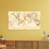 Weltkarte 5 leinwanddruck (Insitu (Wohnzimmer))