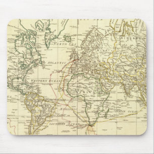 Weltkarte 5 mousepad