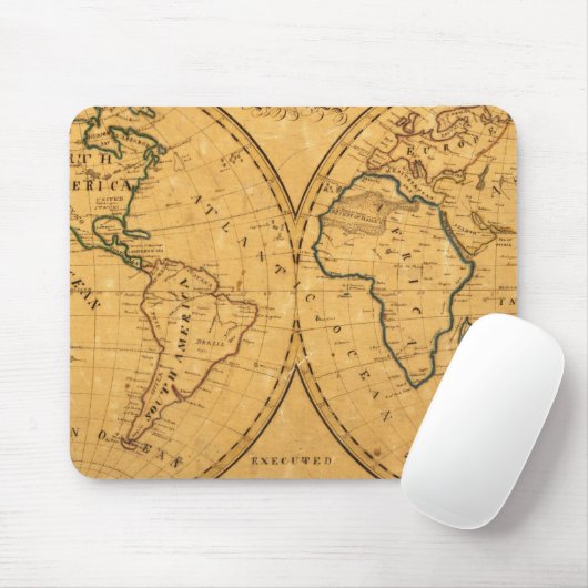 Weltkarte 5 mousepad (Mit Mouse)